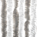 vidaXL világosszürke és fehér zsenília rovarfüggöny 100x200 cm