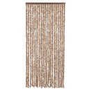 vidaXL bézs és sötétbarna zsenília rovarfüggöny 90x220 cm