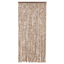 vidaXL bézs és sötétbarna zsenília rovarfüggöny 100 x 230 cm