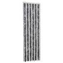vidaXL szürke és fekete zsenília rovarfüggöny 56 x 185 cm