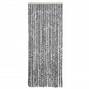 vidaXL zöld és fehér és fehér zsenília rovarfüggöny 56 x 200 cm