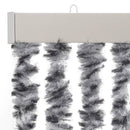 vidaXL szürke és fekete és fehér zsenília rovarfüggöny 90x220 cm
