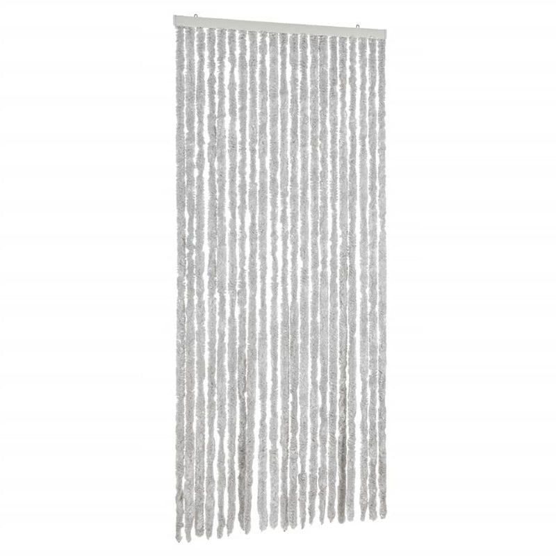 vidaXL szürke zsenília rovarfüggöny 90x220 cm