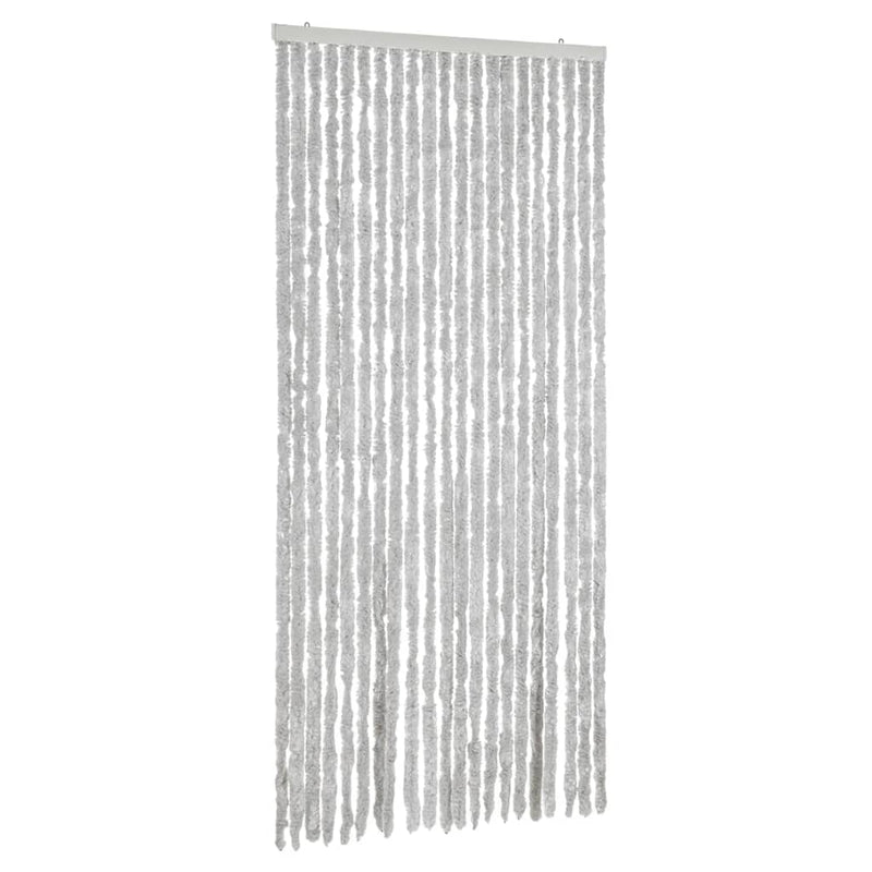 vidaXL szürke zsenília rovarfüggöny 100 x 200 cm
