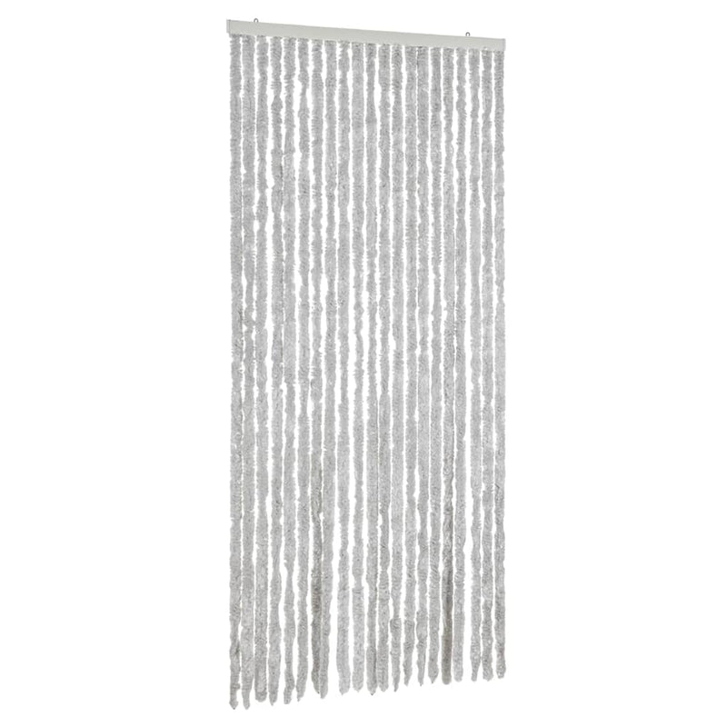 vidaXL szürke zsenília rovarfüggöny 100x220 cm