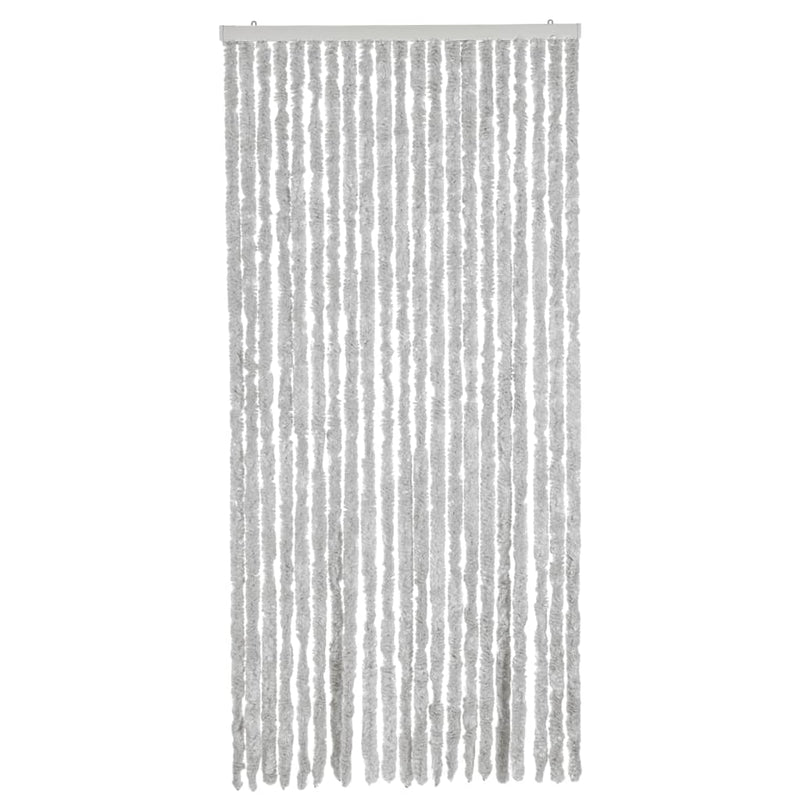 vidaXL szürke zsenília rovarfüggöny 100x220 cm