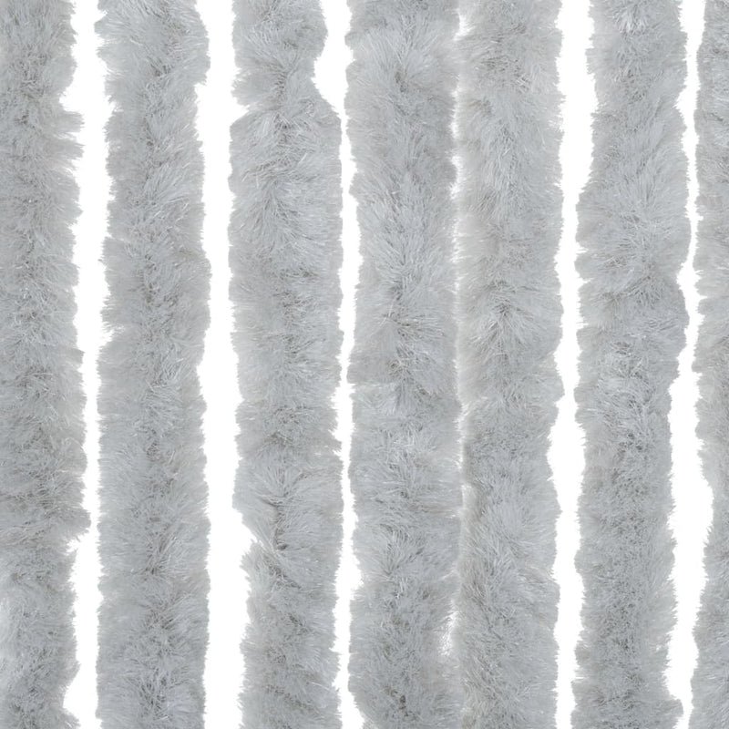 vidaXL szürke zsenília rovarfüggöny 100x220 cm