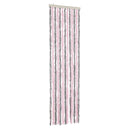 vidaXL ezüstszürke és rózsaszín zsenília rovarfüggöny 56 x 185 cm