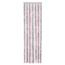 vidaXL ezüstszürke és rózsaszín zsenília rovarfüggöny 56 x 185 cm