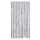 vidaXL szürke és fehér zsenília rovarfüggöny 100 x 200 cm