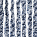 vidaXL kék és fehér zsenília rovarfüggöny 100 x 230 cm