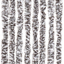 vidaXL barna és bézs zsenília rovarfüggöny 100 x 200 cm