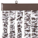 vidaXL barna és bézs zsenília rovarfüggöny 100 x 230 cm