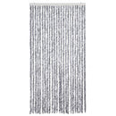 vidaXL fehér és szürke zsenília rovarfüggöny 100 x 200 cm