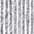 vidaXL fehér és szürke zsenília rovarfüggöny 100 x 200 cm