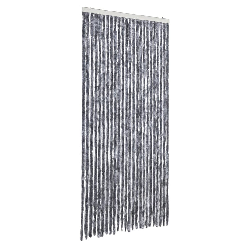 vidaXL ezüst zsenília rovarfüggöny 100 x 200 cm