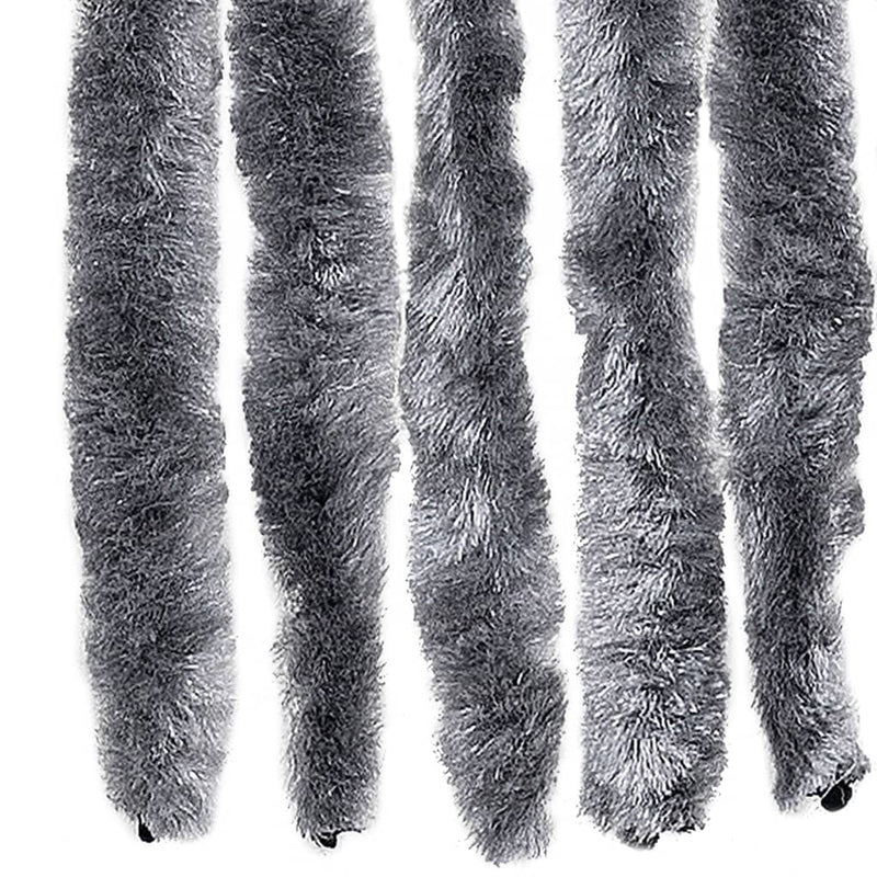 vidaXL ezüst zsenília rovarfüggöny 100 x 200 cm