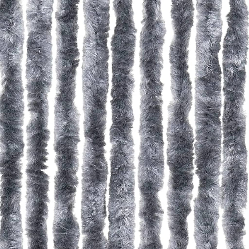 vidaXL ezüst zsenília rovarfüggöny 100 x 230 cm