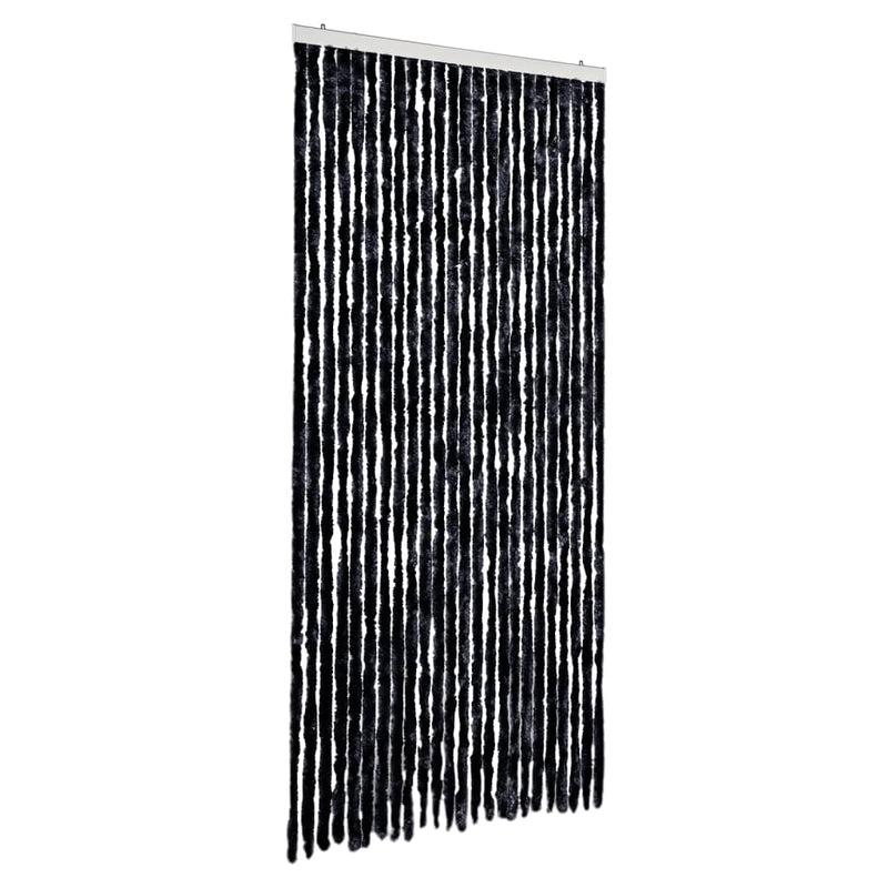 vidaXL antracitszürke zsenília rovarfüggöny 100 x 230 cm