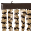 vidaXL bézs és barna zsenília rovarfüggöny 56 x 200 cm