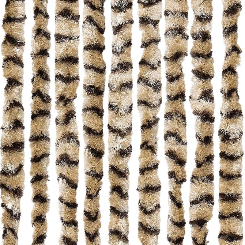 vidaXL bézs és barna zsenília rovarfüggöny 100 x 200 cm
