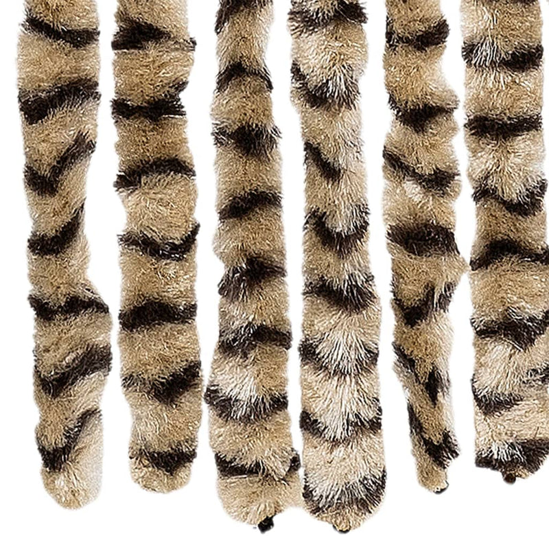 vidaXL bézs és barna zsenília rovarfüggöny 100 x 200 cm