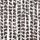 vidaXL barna és fehér zsenília rovarfüggöny 56 x 200 cm