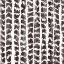 vidaXL barna és fehér zsenília rovarfüggöny 100 x 230 cm