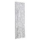 vidaXL világosszürke és sötétszürke zsenília rovarfüggöny 56 x 200 cm