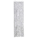 vidaXL világosszürke és sötétszürke zsenília rovarfüggöny 56 x 200 cm