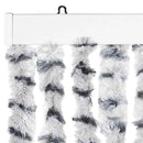 vidaXL világosszürke és sötétszürke zsenília rovarfüggöny 56 x 200 cm