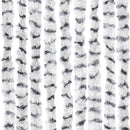vidaXL világosszürke és sötétszürke zsenília rovarfüggöny 56 x 200 cm