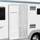 vidaXL világosszürke és sötétszürke zsenília rovarfüggöny 56 x 200 cm