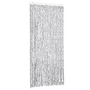 vidaXL világosszürke és sötétszürke zsenília rovarfüggöny 90 x 200 cm