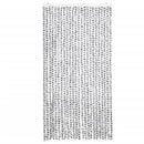 vidaXL világosszürke és sötétszürke zsenília rovarfüggöny 100 x 230 cm