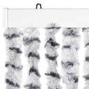 vidaXL világosszürke és sötétszürke zsenília rovarfüggöny 100 x 230 cm