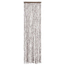 vidaXL tópszínű és fehér zsenília rovarfüggöny 56 x 200 cm