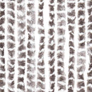 vidaXL tópszínű és fehér zsenília rovarfüggöny 56 x 200 cm