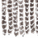 vidaXL tópszínű és fehér zsenília rovarfüggöny 56 x 200 cm