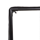 vidaXL szürke polyrattan dupla napozóágy tetővel és függönyökkel