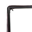 vidaXL bézs polyrattan dupla napozóágy tetővel és függönyökkel