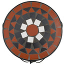 vidaXL 3 db terrakotta és fehér kerámia növényállvány