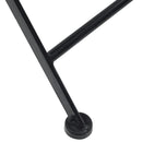 vidaXL 2 db összecsukható fekete és fehér kerámia bisztrószék