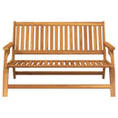 vidaXL Pihenőpad Barna 122 x 78 x 73 cm Tömör Akácfa