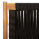 vidaXL Kerti bútor Fekete 78 x 122 x 73cm Tömör akácfa