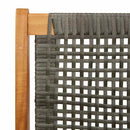 vidaXL Kerti bútor 2 pcs Szürke 67 x 78 x 73 cm Tömör akácfa