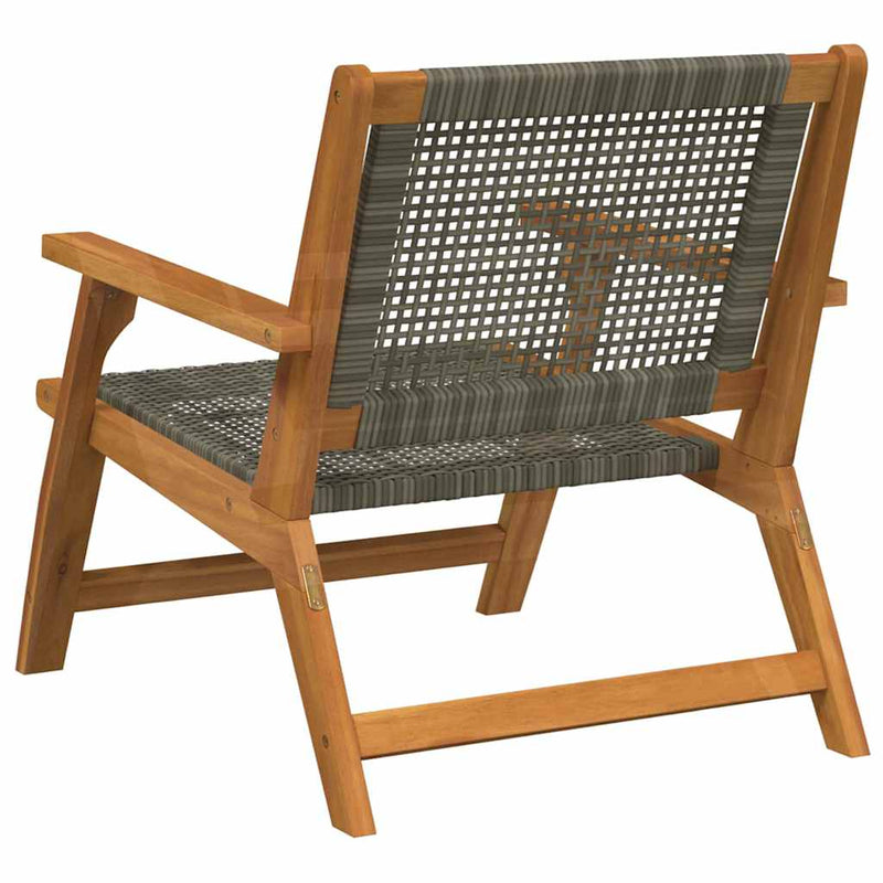 vidaXL Kerti bútor 2 pcs Szürke 67 x 78 x 73 cm Tömör akácfa