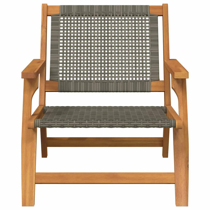 vidaXL Kerti bútor 2 pcs Szürke 67 x 78 x 73 cm Tömör akácfa