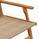 vidaXL Kerti bútor 2 pcs Bézs 67 x 78 x 73 cm Tömör Akácfa