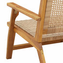 vidaXL Kerti bútor 2 pcs Bézs 67 x 78 x 73 cm Tömör Akácfa